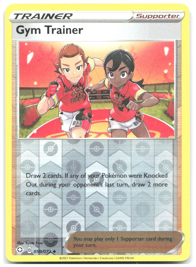 Gym Trainer Reverse Holo Uncommon Shining Fates 059/072 NM Ryuta Fuse
