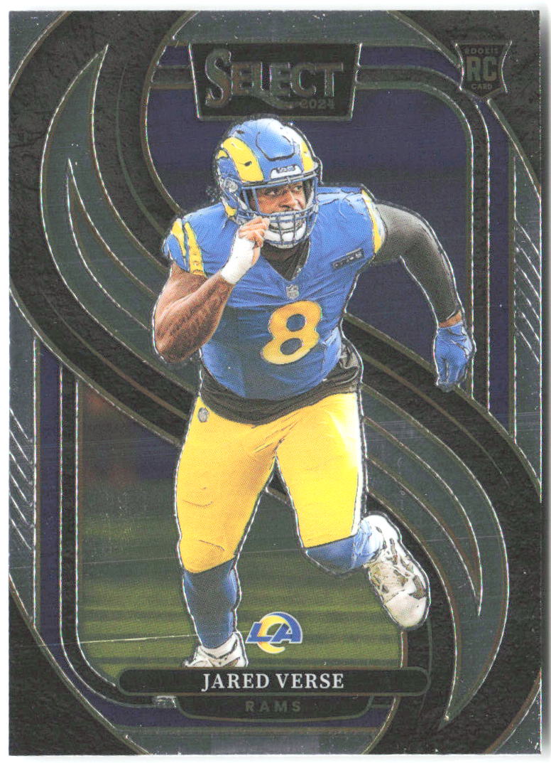 Jared Verse Panini Select 132 2024 Los Angeles Rams RC