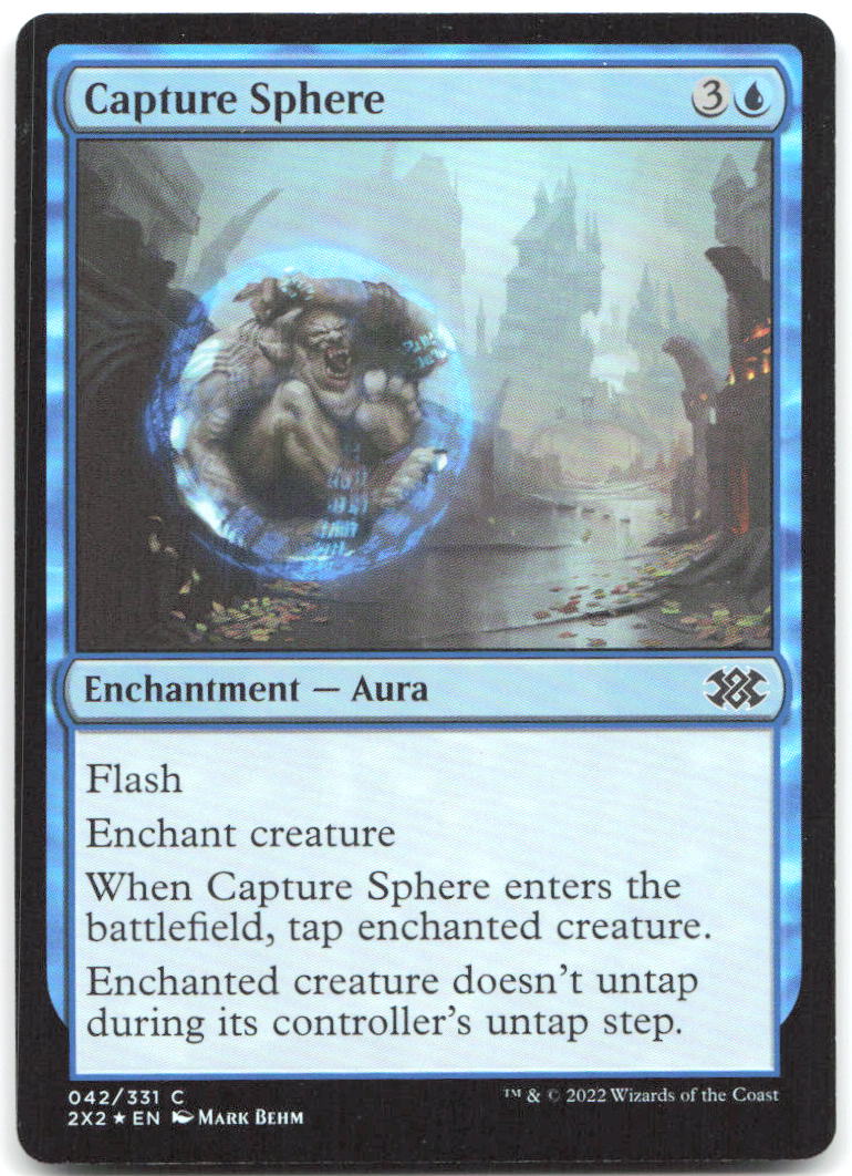 Capture Sphere Foil C Double Masters 2022 42 NM Mark Behm