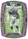 DeMarcus Lawrence Panini Select - Purple Prizm Die Cut 238 2020 Dallas Cowboys