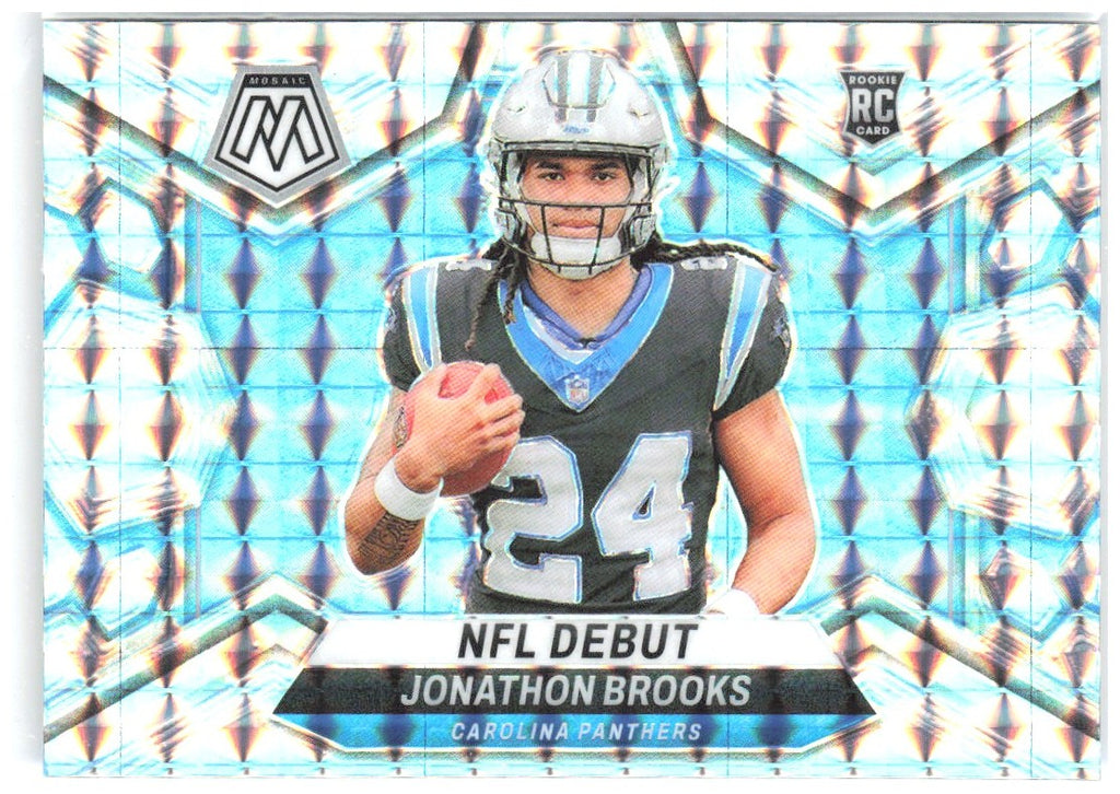 Jonathon Brooks Panini Mosaic - Mosaic 276 2024 Carolina Panthers