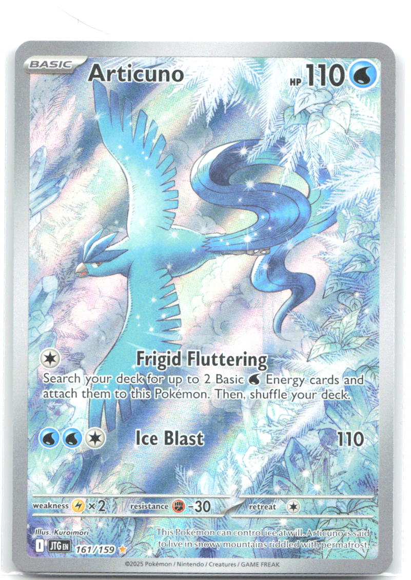 Articuno Holo Illustration Rare SV09: Journey Together 161/159 NM Kuroimori