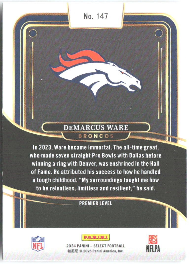 DeMarcus Ware Panini Select 147 2024 Denver Broncos