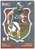 Will Shipley Panini Select Select Certified Rookies 20 2024 Philadelphia Eagles