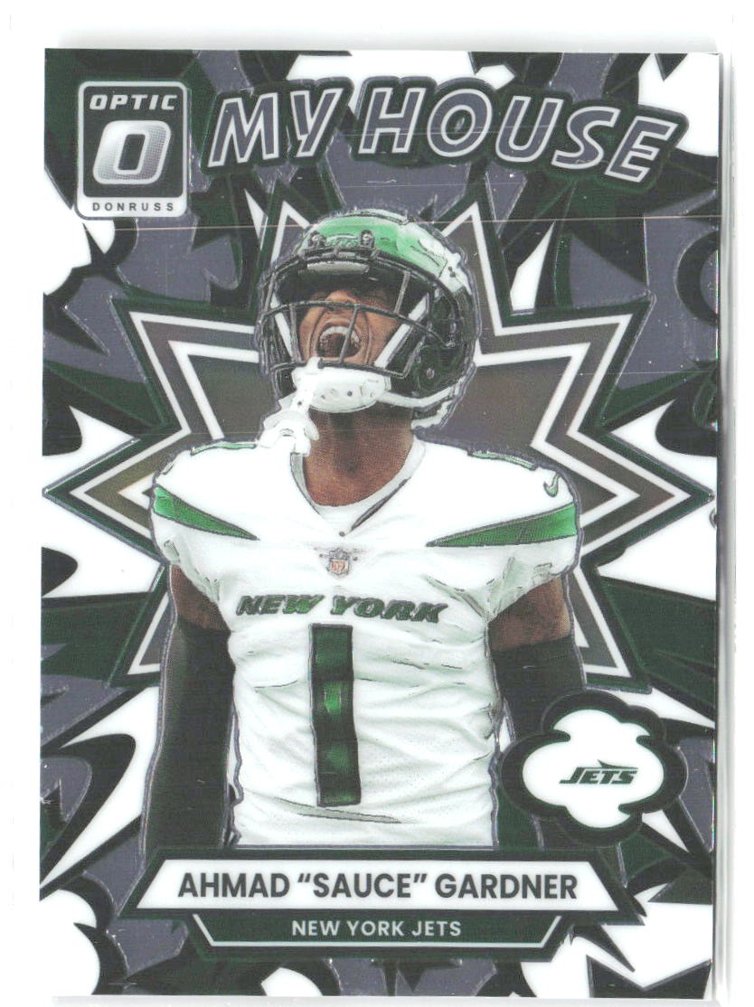 Ahmad "Sauce" Gardner Donruss Optic - My House 10 2025 New York Jets