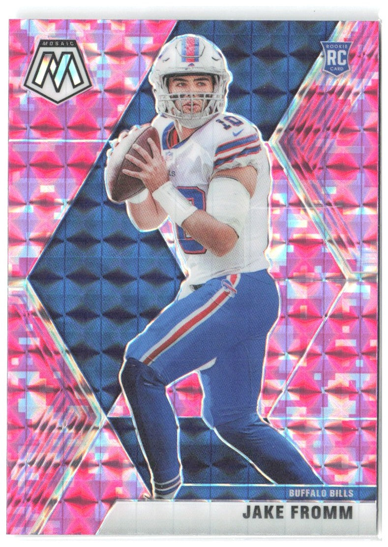 Jake Fromm Panini Mosaic - Prizm Camo Pink 242 2020 Buffalo Bills