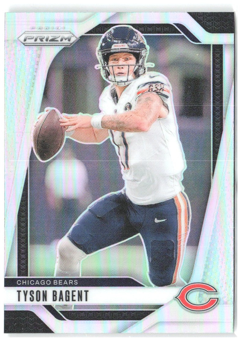 Tyson Bagent Panini Prizm - Silver 46 2024 Chicago Bears
