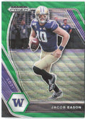 Jacob Eason Panini Prizm Draft Picks - Green Wave 34 2021 Washington Huskies