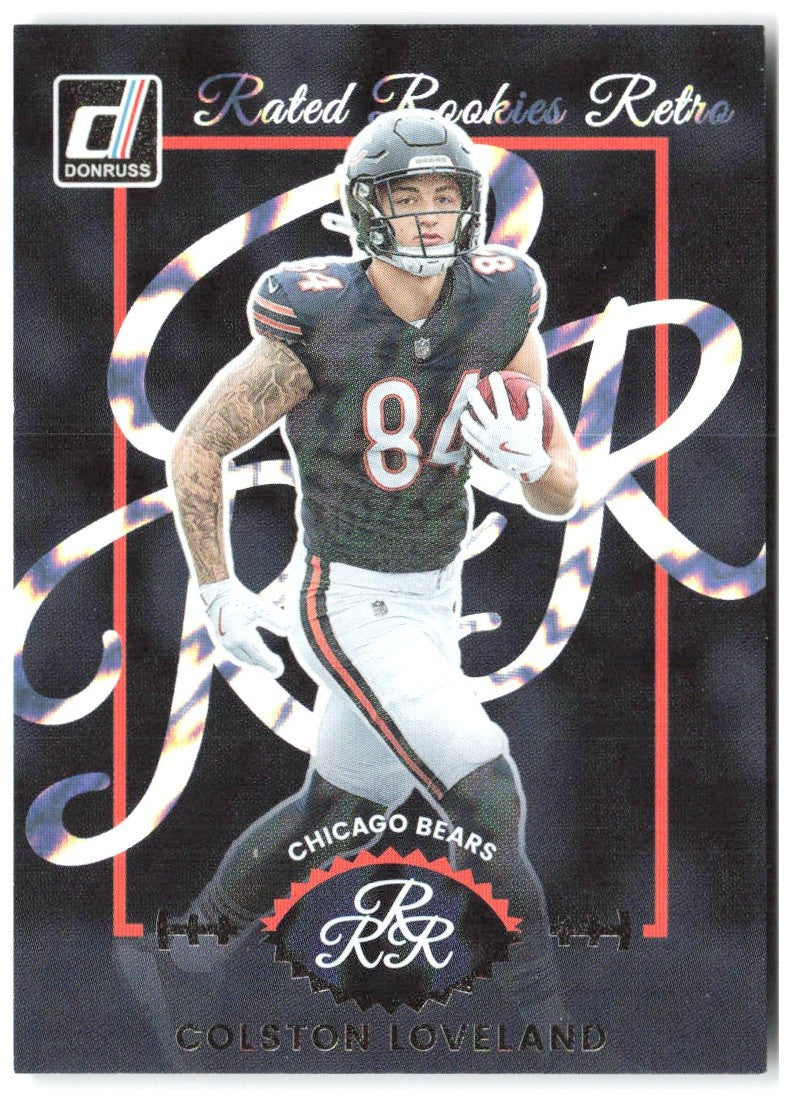 Colston Loveland Donruss - Rated Rookies Retro 18 2025 Chicago Bears