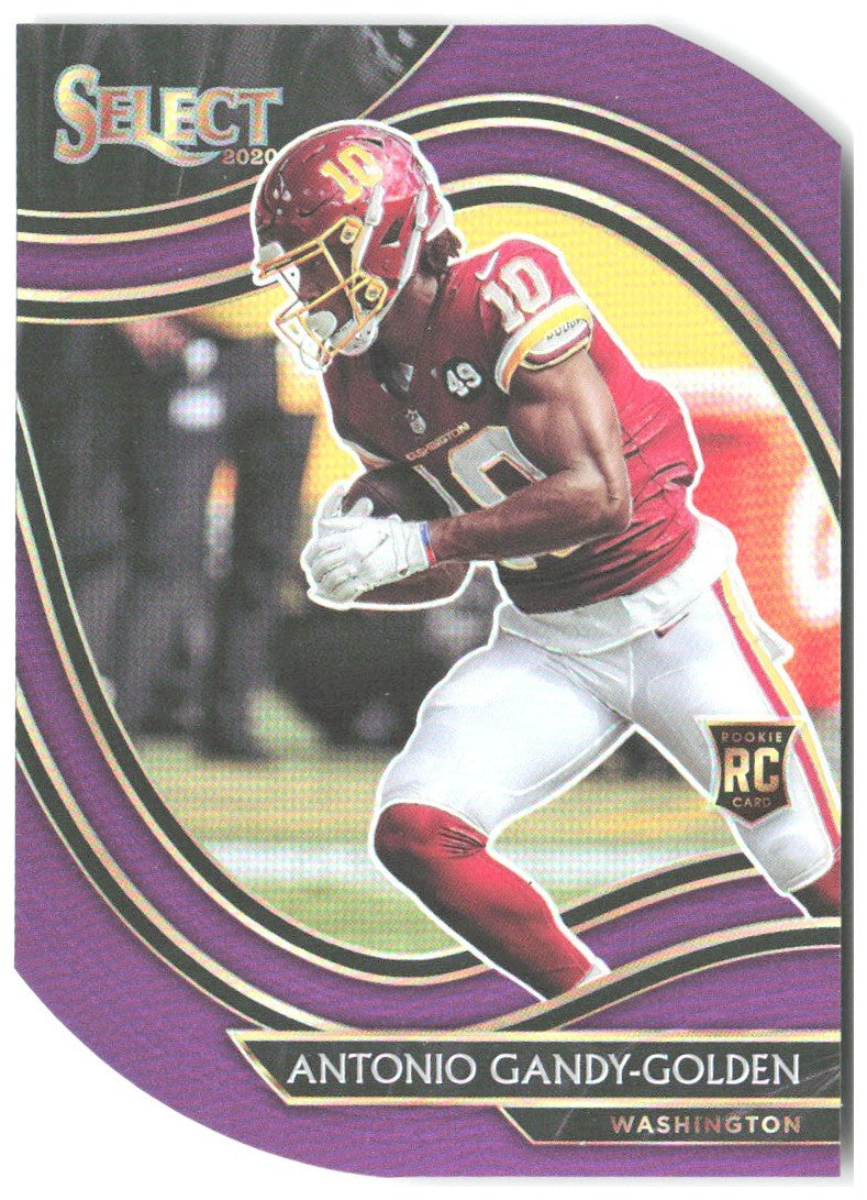 Antonio Gandy-Golden Panini Select - Purple Prizm Die Cut 383 2020 Washington