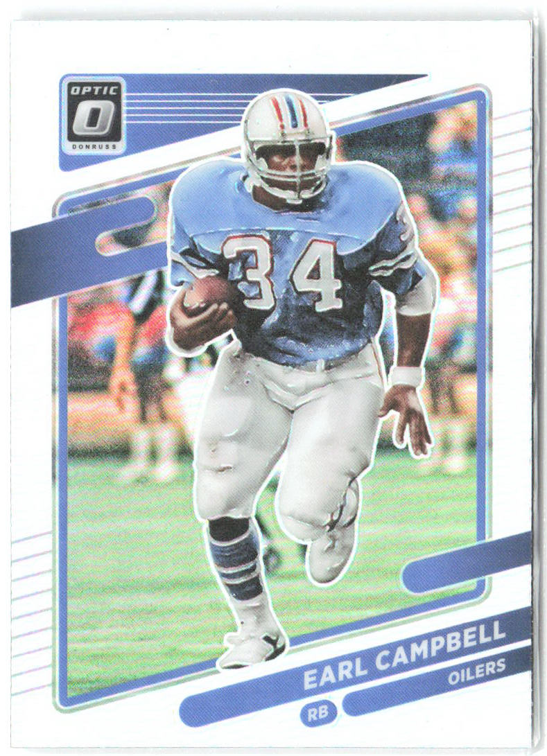 Earl Campbell Donruss Optic - Holo 106 2021 Houston Oilers