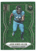 Josh Hines-Allen Donruss Elite - Green Disco 64 2025 Jacksonville Jaguars
