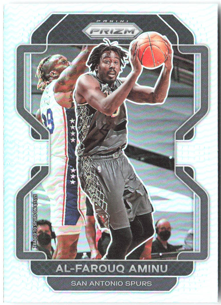 Al-Farouq Aminu Panini Prizm - Silver 219 2021-22 San Antonio Spurs