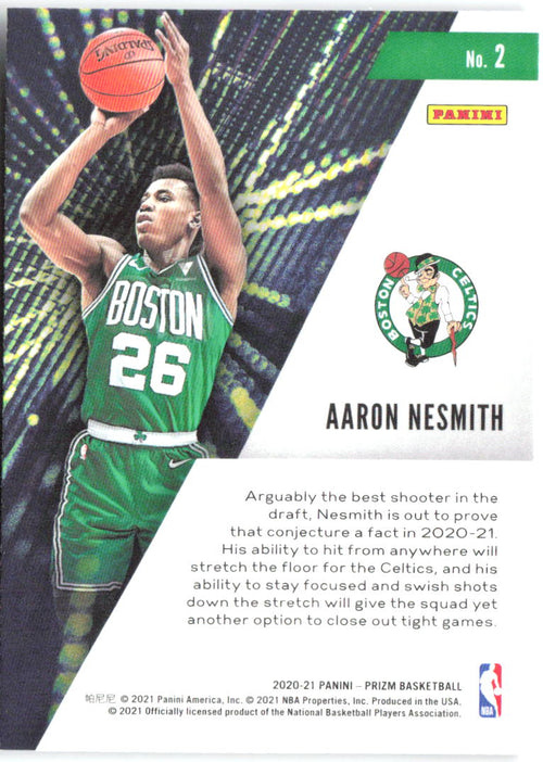 Aaron Nesmith Panini Prizm - Instant Impact 2 2020-21 Boston Celtics