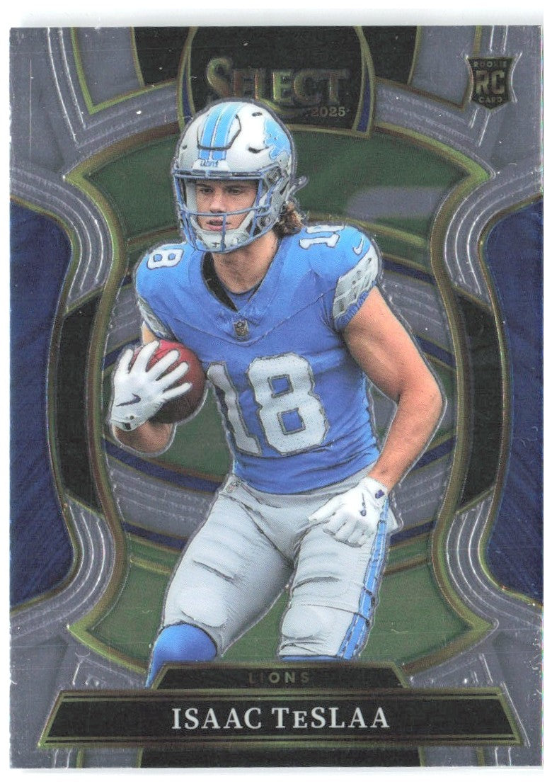Isaac TeSlaa Panini Select 70 2025 Detroit Lions RC