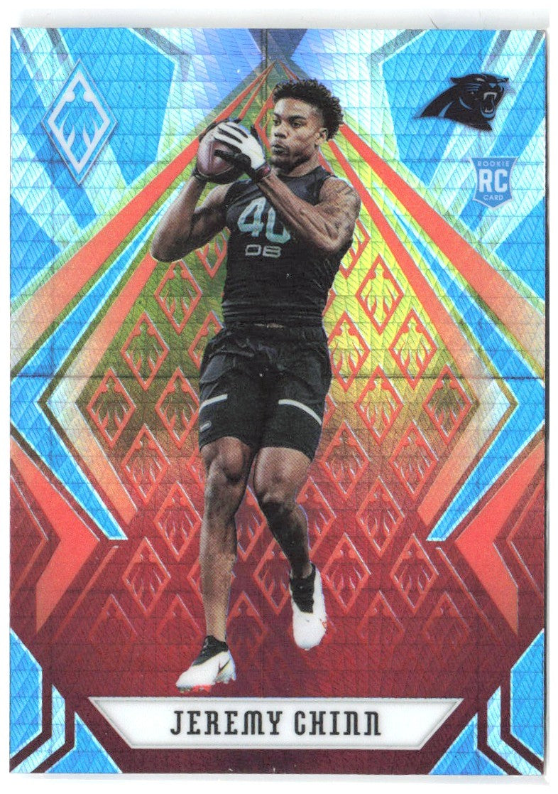 Jeremy Chinn Panini Phoenix - Fire Burst 171 2020 Carolina Panthers