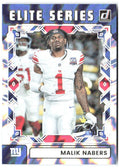 Malik Nabers Donruss - The Elite Series TES-MNA 2025 New York Giants