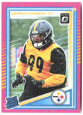 Derrick Harmon Donruss Optic - Pink 257 2025 Pittsburgh Steelers