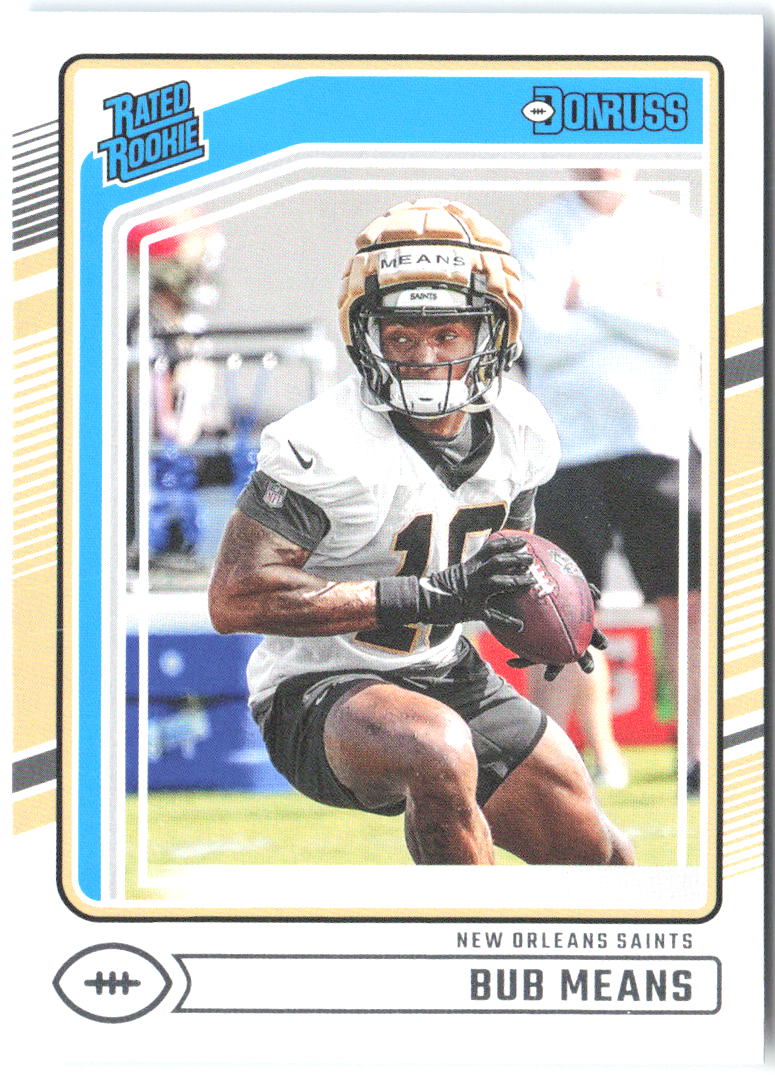 Bub Means Donruss 362 2024 New Orleans Saints RC