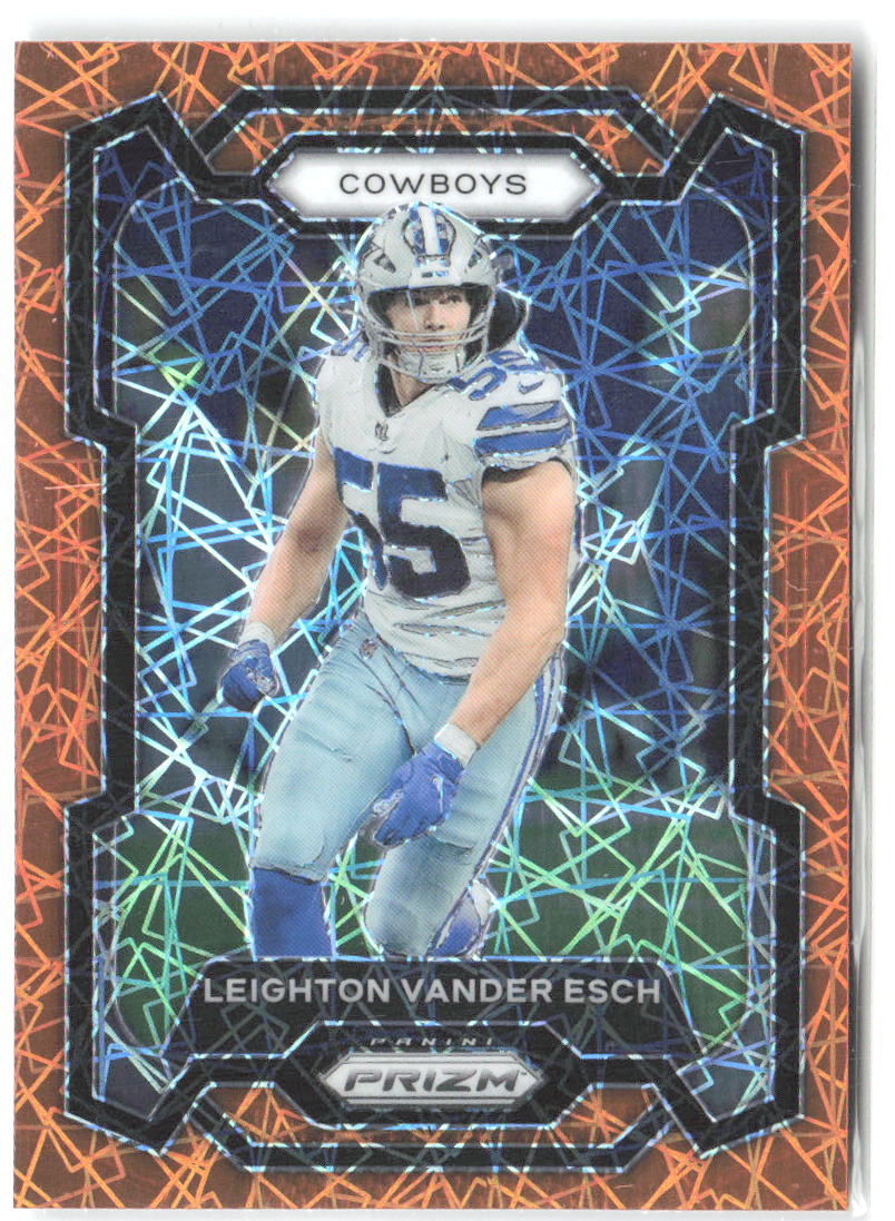 Leighton Vander Esch Panini Prizm - Lazer 76 2023 Dallas Cowboys