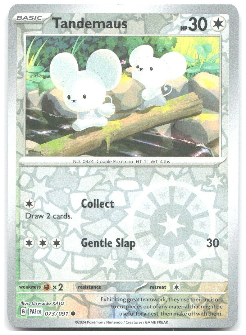 Tandemaus Reverse Holo Common SV Paldean Fates 073/091 NM Oswaldo KATO