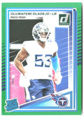 Oluwafemi Oladejo Donruss - Press Proofs Green 384 2025 Tennessee Titans