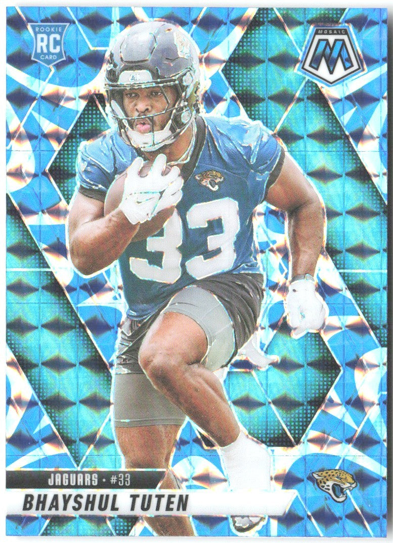 Bhayshul Tuten Panini Mosaic Mosaic Reactive Blue 385 2025 Jacksonville Jaguars