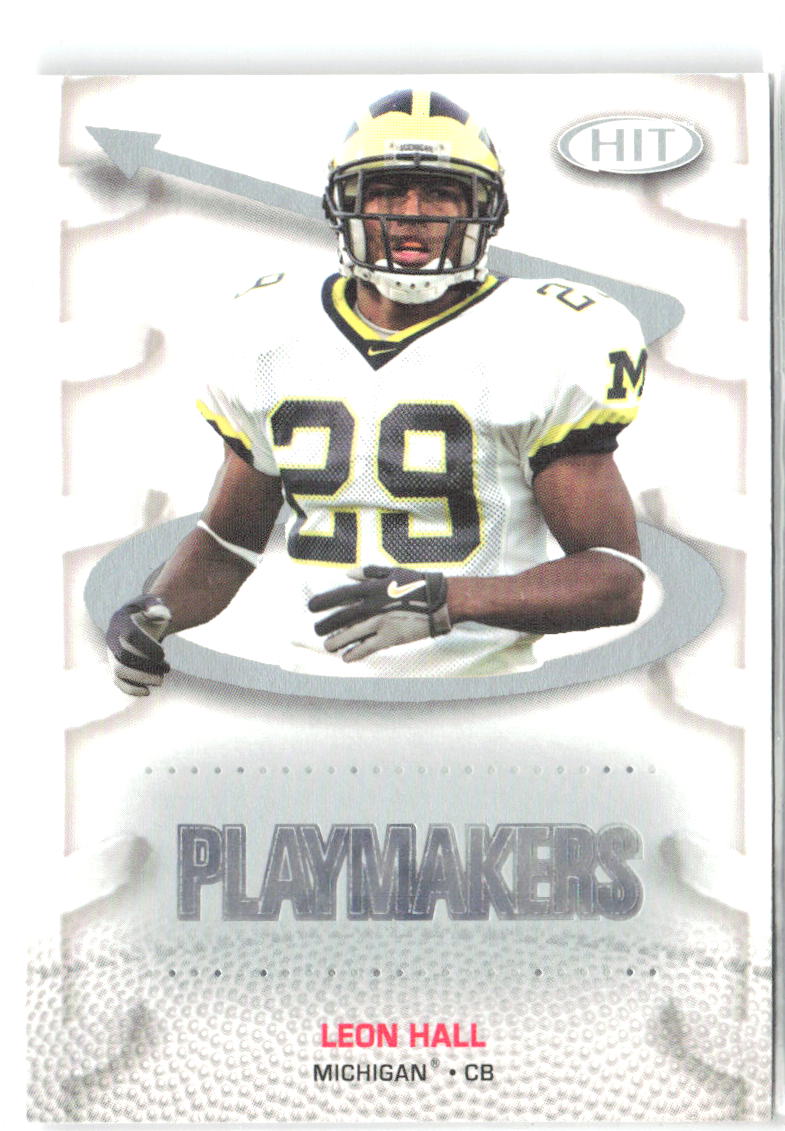 Leon Hall SAGE HIT - Playmakers Silver P29 2007 Michigan Wolverines