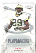 Leon Hall SAGE HIT - Playmakers Silver P29 2007 Michigan Wolverines
