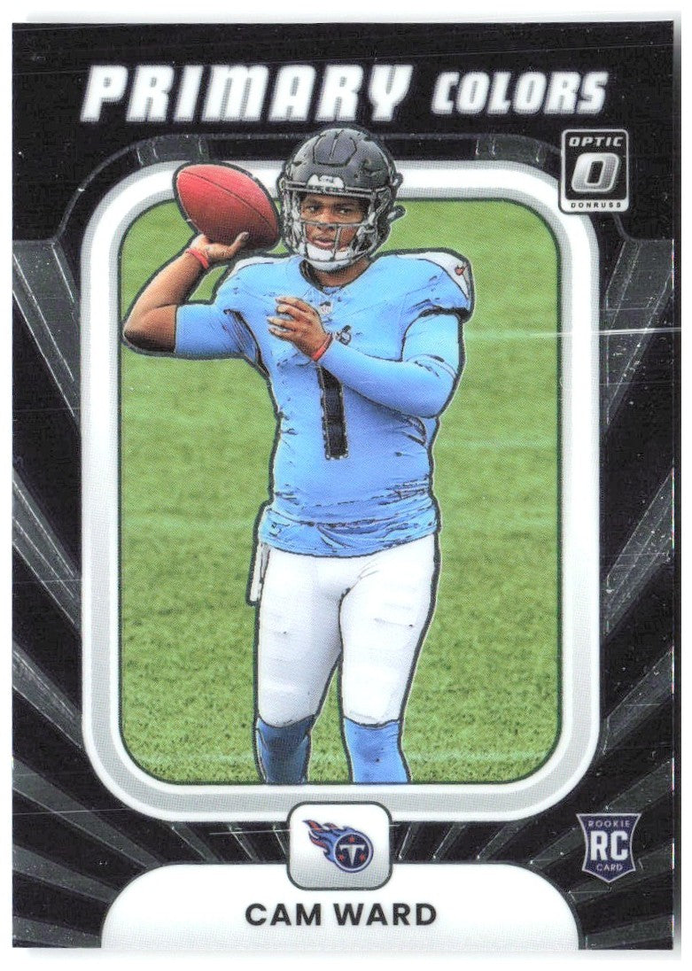 Cam Ward Donruss Optic - Rookie Primary Colors 1 2025 Tennessee Titans