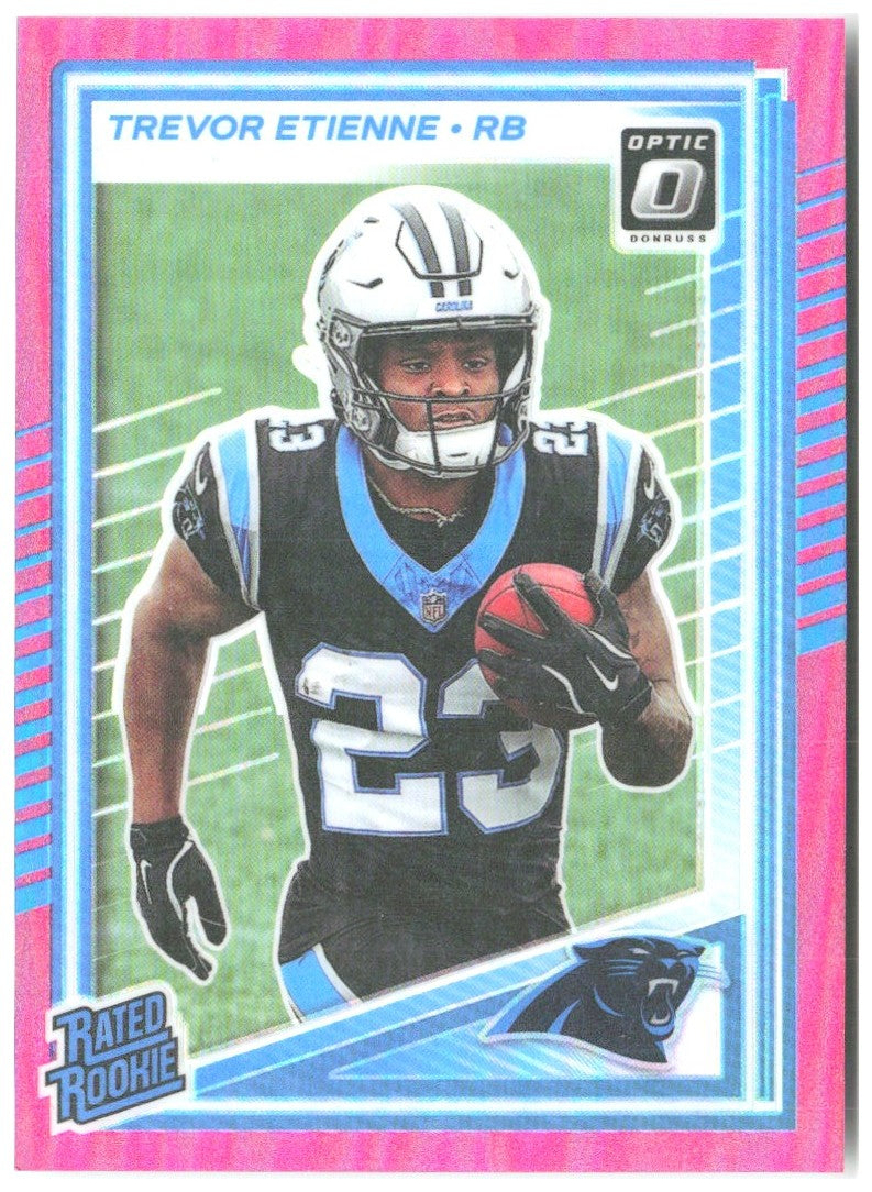 Trevor Etienne Donruss Optic - Pink 222 2025 Carolina Panthers