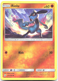 Riolu 116 Reverse Holo Common SM Unified Minds 116/236 NM AKIRA EGAWA