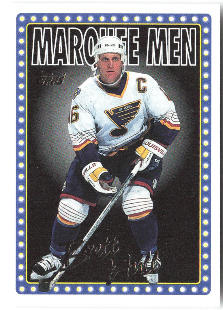 Brett Hull Topps 10 1995-96 St. Louis Blues