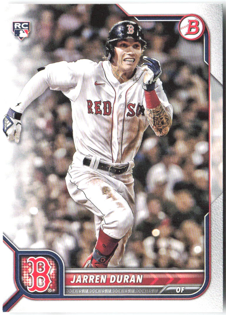 Jarren Duran Bowman 84 2022 Boston Red Sox RC