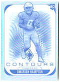 Omarion Hampton Panini Phoenix - Contours 18 2025 Los Angeles Chargers