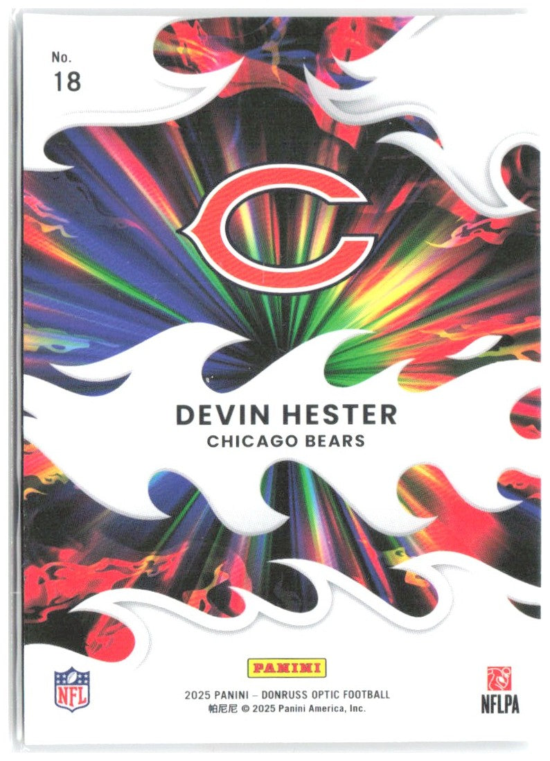 Devin Hester Donruss Optic - Light It Up 18 2025 Chicago Bears