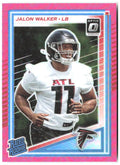 Jalon Walker Donruss Optic - Pink 290 2025 Atlanta Falcons