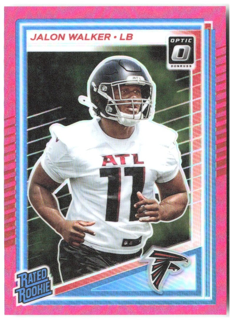 Jalon Walker Donruss Optic - Pink 290 2025 Atlanta Falcons