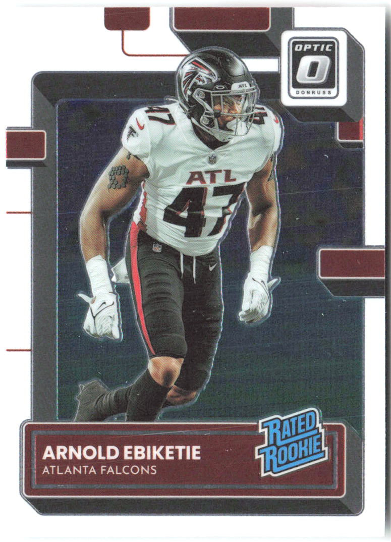 Arnold Ebiketie Donruss Optic 261 2022 Atlanta Falcons RC
