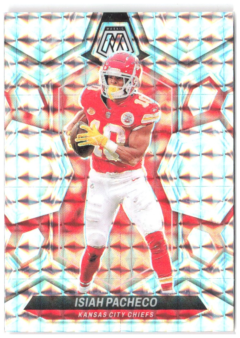 Isiah Pacheco Panini Mosaic - Mosaic 107 2024 Kansas City Chiefs