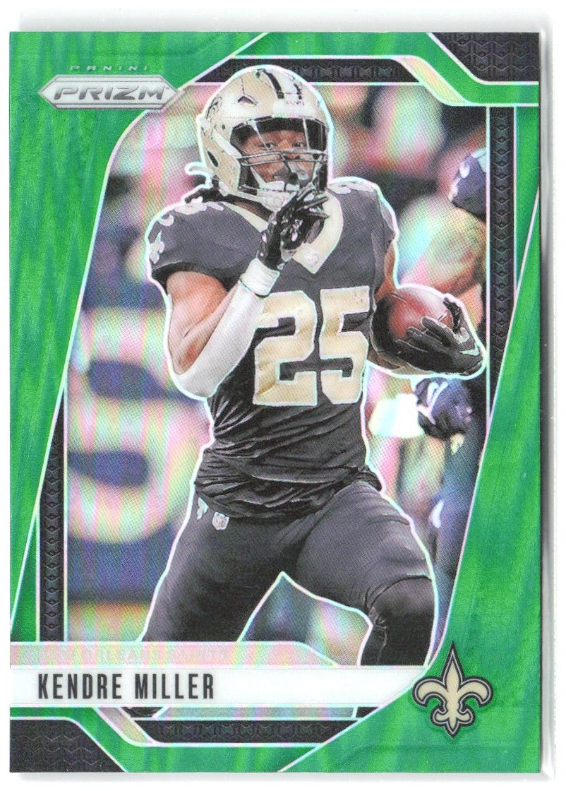 Kendre Miller Panini Prizm - Green 205 2024 New Orleans Saints
