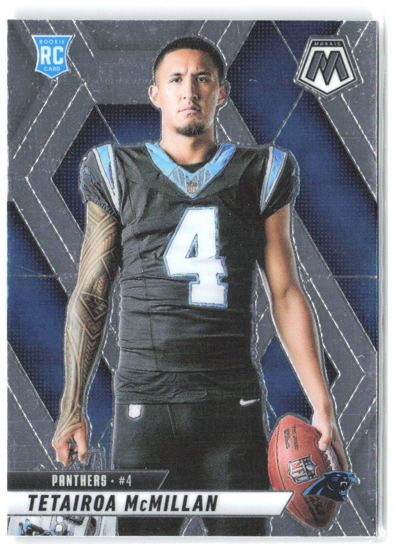 Tetairoa McMillan Panini Mosaic 274 2025 Carolina Panthers RC