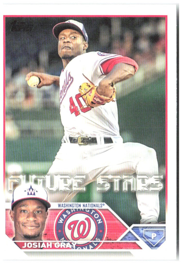 Josiah Gray Topps 149 2023 Washington Nationals