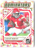 Xavier Worthy Donruss - Dominators DOM-XWY 2025 Kansas City Chiefs