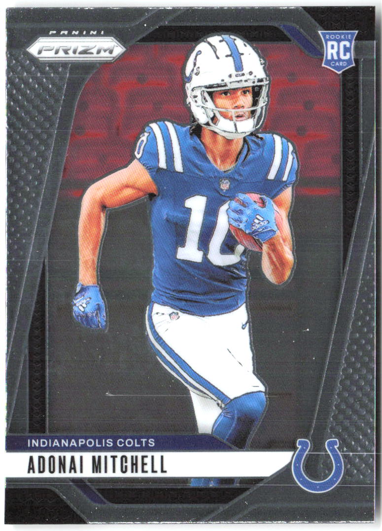 Adonai Mitchell Panini Prizm 303 2024 Indianapolis Colts RC