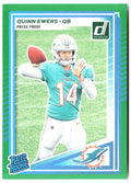 Quinn Ewers Donruss - Press Proofs Green 342 2025 Miami Dolphins