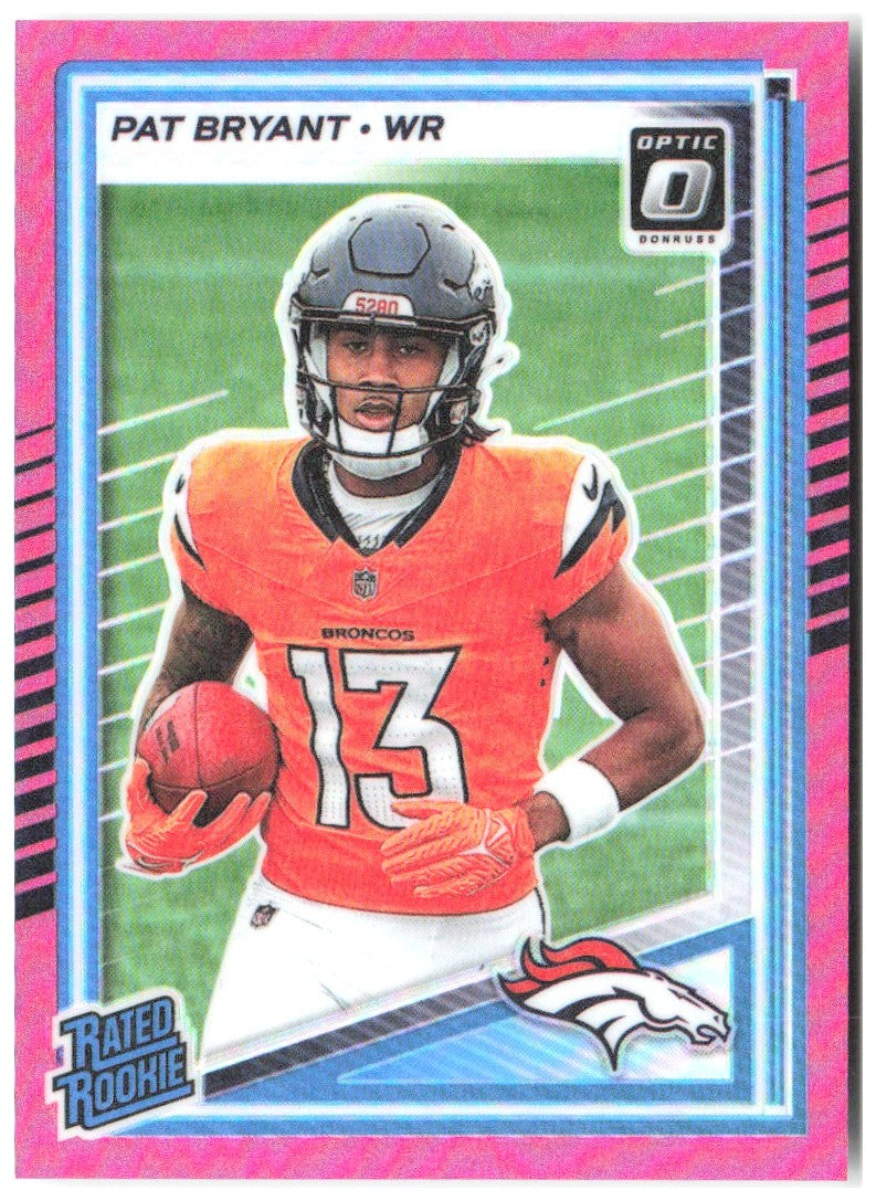 Pat Bryant Donruss Optic - Pink 215 2025 Denver Broncos
