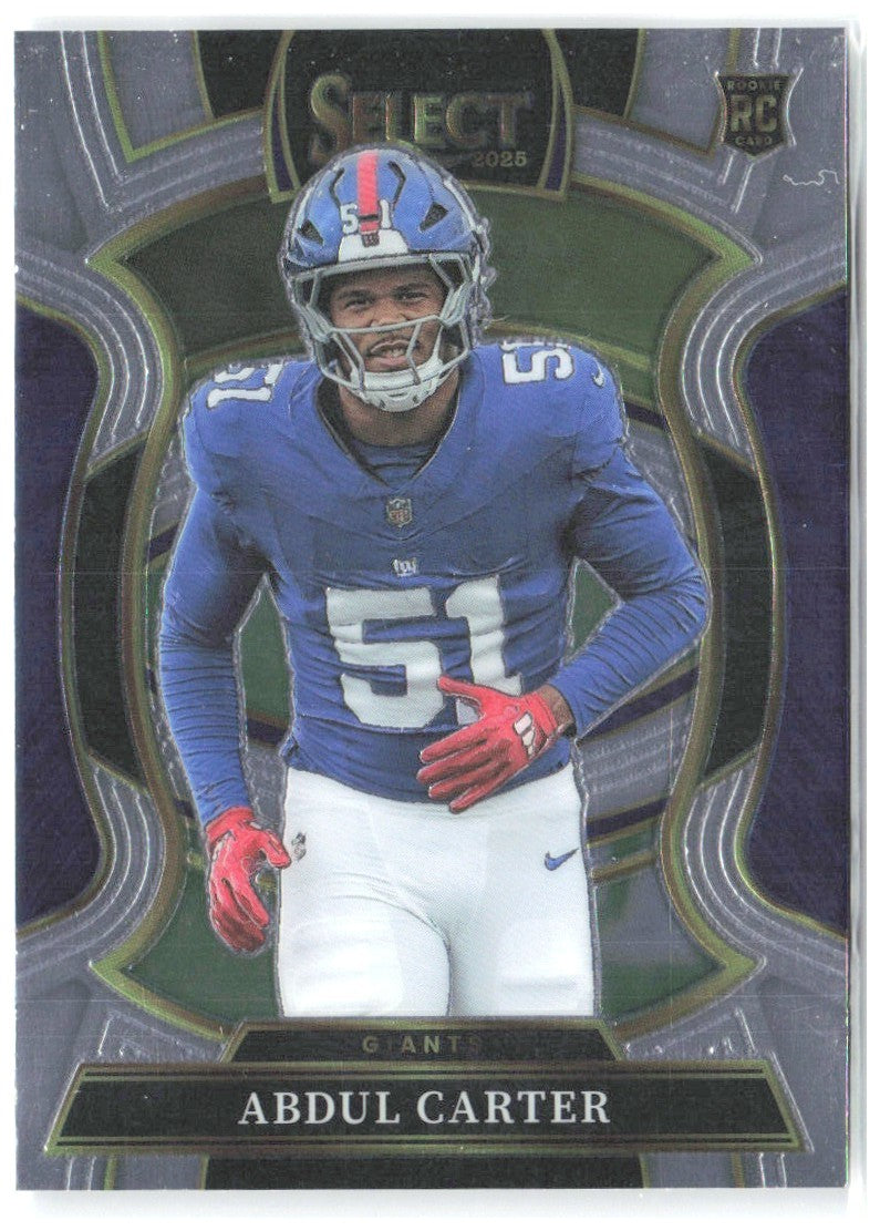 Abdul Carter Panini Select 95 2025 New York Giants RC