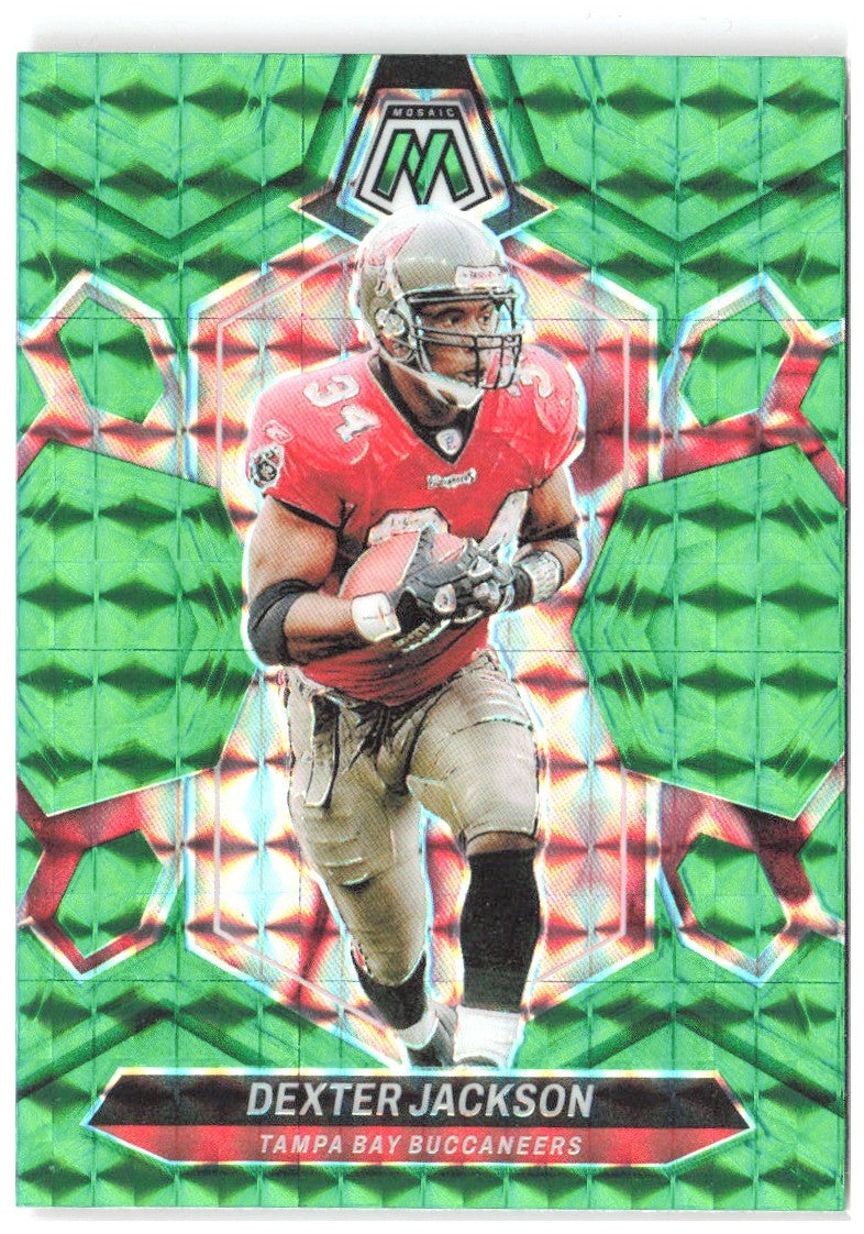Dexter Jackson Panini Mosaic - Mosaic Green 229 2024 Tampa Bay Buccaneers