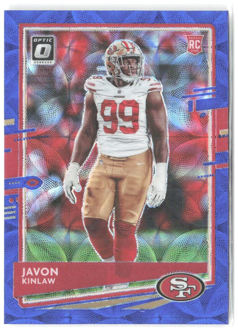 Javon Kinlaw Donruss Optic - Blue Scope 115 2020 San Francisco 49ers